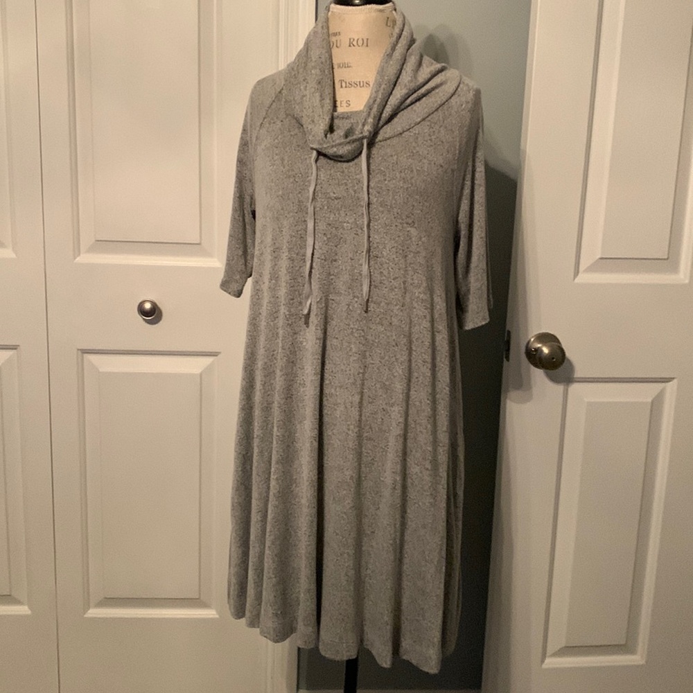 Lou and Grey Cowlneck Swing Dress